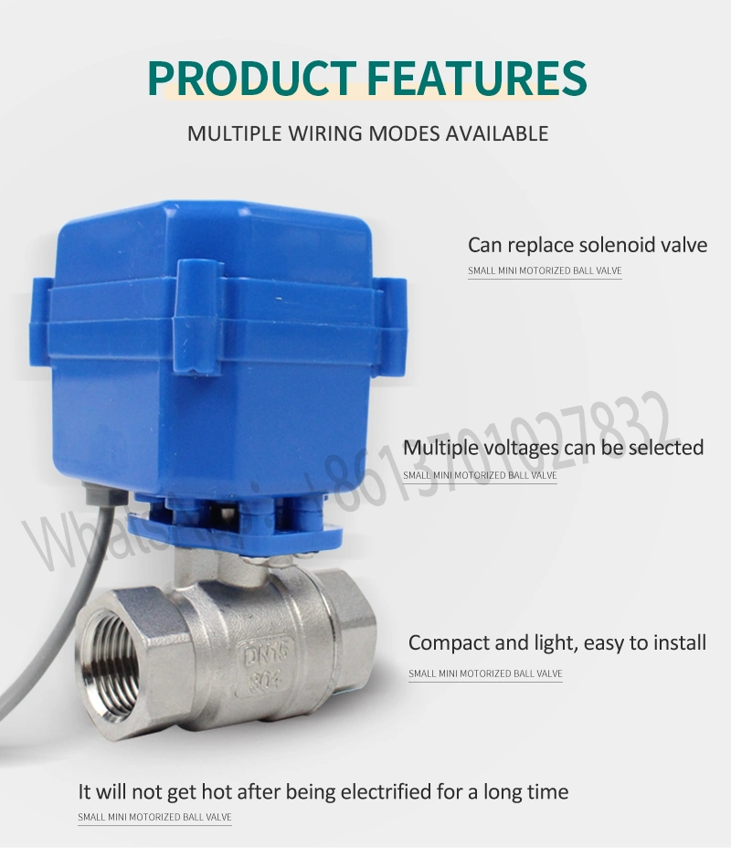 AC220V Mini Motorized Electrical Ball Valve